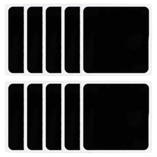 10 Count Silicone Gel Non-Slip Pads Designed for Car Dashboard Phone Mounts, Stand Bases, and Smooth Grip (Black) — view 2