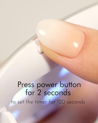 MOYOU LONDON LED & UV Light for Gel Nails - Portable 6W Curing Dryer Lamp — view 3