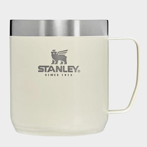 Stanley Everyday Camp Mug 0.35L Travel Mug - Cream Gloss - OS — view 2