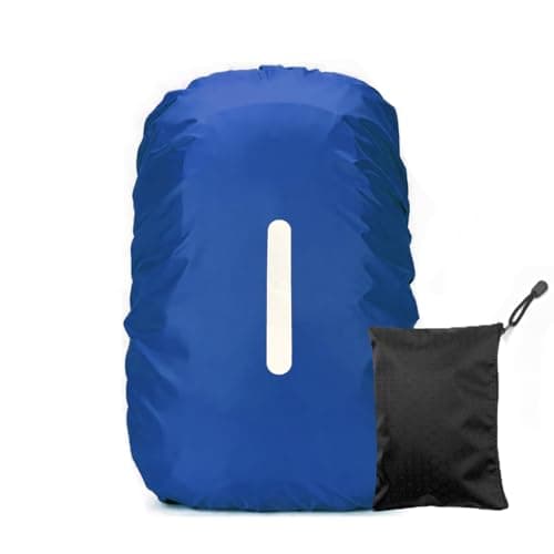 LICQIC Waterproof Rain Cover for Backpack, S (30-40L), Blue