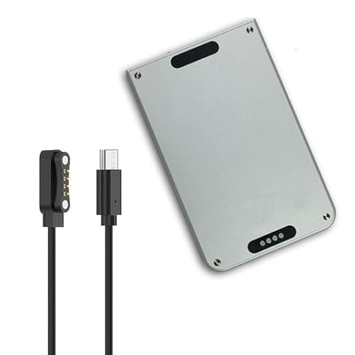 Cocoarm Voice Recorder Charging Cable, 2 Pack ABS TPE USB C Magnetic Charging Cable 1m, Data Sync, Stable Magnetic Fit, for Note AI Recorder 1st Generation Office Travel Use — view 2