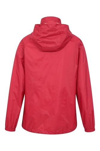 Mountain Warehouse Pakka Womens Waterproof Rain Jacket Red 12 — view 3