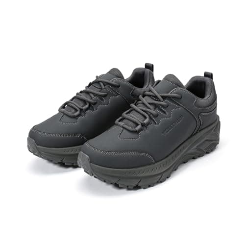 YOUTHUP Men's Low Top Hiking Shoes Breathable Comfort Easy-On Trekking — view 4