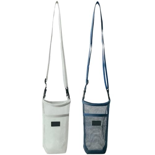 2pcs Mesh Water Bottle Pouch for Camping and Outdoor Travel