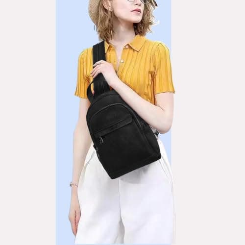 ECOTISH Women's Backpack, Anti Theft Rucksack, Travel Shoulder Bag, Small Sling Bag Casual Daypacks School Bag for Girls Ladies Mini Fashion Crossbody Bag for College Work — view 6