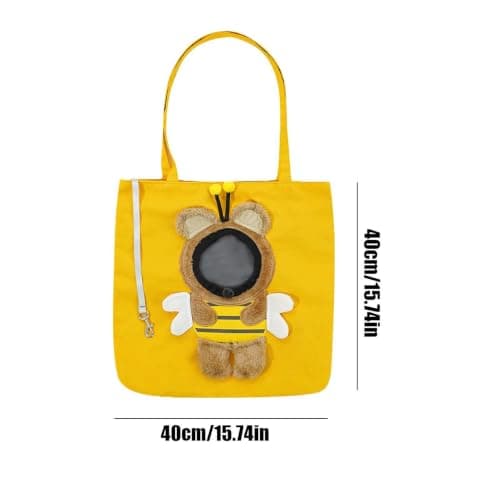 Dog Carrier Bee Design Travel Shoulder Tote Portable Outdoor Bag — view 5