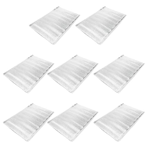 20Pcs Silver Aluminum Foil Thermal Insulation Food Bags for Travel