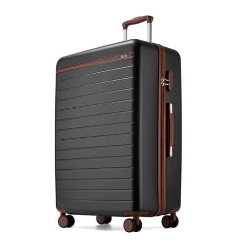 Kono 28 Inch Large Suitcase, Lightweight ABS+PC Luggage with 4 Wheels