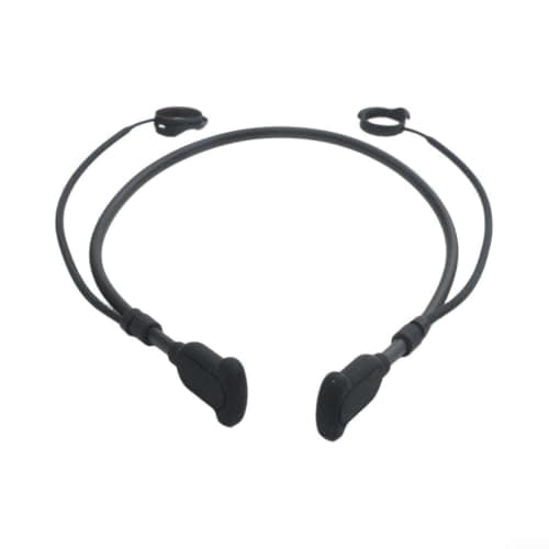 Minimalist Wireless Earphone Rope for Daily Commute Travel(Black Black)