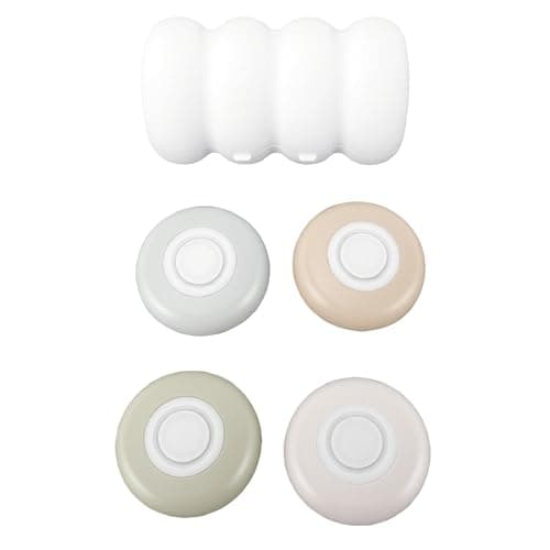 Matybobe Travel Refillable Bottles Set, Compact Press Type Cosmetic Containers for Skincare Products, Perfect for On-the-Go and Vacations, 4 Pack Design