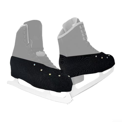 QuivyLivy Figure Skating Boot Covers Anti-Scratch Ice Skate Shoe Protectors, Stretchy Nylon Spandex Guards For Youth Adult Training Travel, Machine Washable Dust Cover(B) — view 5
