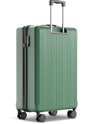 Wertes Large Suitcase 77cm – 100L Hard Shell Trolley with TSA Lock & Spinner Double Wheels – Lightweight ABS Luggage – Durable Travel case with organised Interior