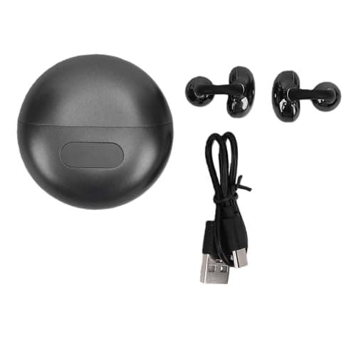 Cryfokt Translation Earbuds, 74 Languages Real Time Translator Earbuds, Language Translator Device with Noise Cancelling Bluetooth for Travel Business Study (Black) — view 6