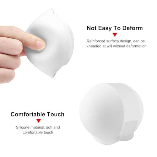 PULUZ Lens Cover for Insta360 X3 Invisible Dive Case, Insta 360 X4 Underwater Waterproof Diving Case Lens Cap Guard, Action Camera Accessories (White) — view 2