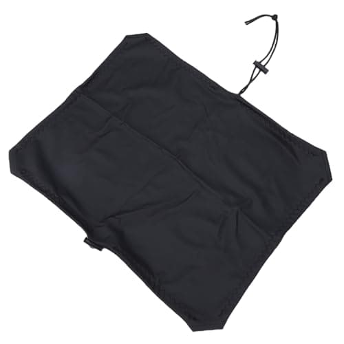 KKPLZZ Motorcycle Cargo Net, Elastic PU Leather Luggage Rain Cover with 6 Hooks, for Helmet and Motorcycle Accessories — view 5