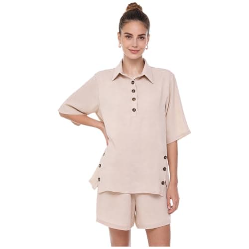 Riismen Women Lunch Break Morning Routine City Tour Casual Wear Khaki XL
