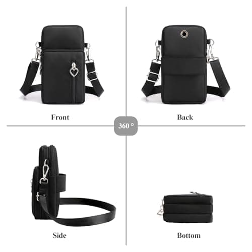 ModaZeal Women's Waterproof Phone Crossbody Nylon Small Shoulder Bag Wallet — view 2