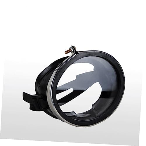 HANABASS 1-pc Diving Mask Stainless Steel Frame Anti-fog Glass Swim Goggle for Adults Teens Waterproof Ergonomic Fit Ear Plugs — view 5