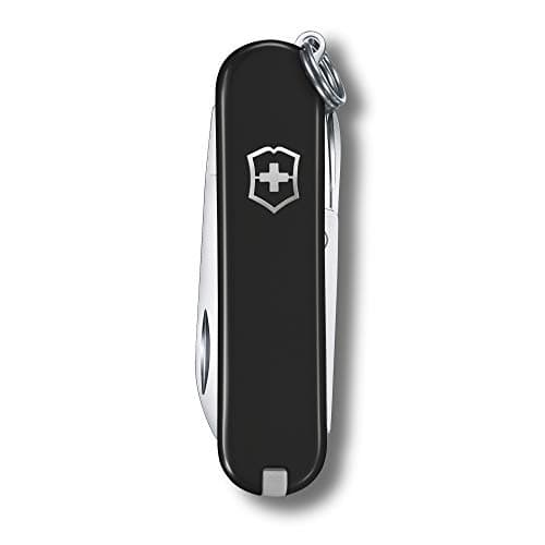 Victorinox Swiss Army Knife Classic SD, Pocket Knife, 7 Functions, Black — view 2