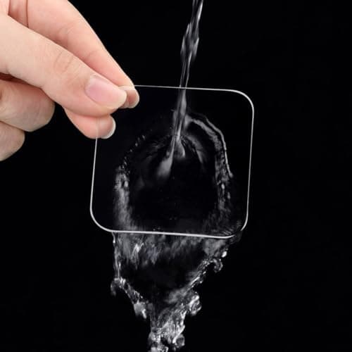 10 Count Silicone Gel Non-Slip Pads Designed for Car Dashboard Phone Mounts, Stand Bases, and Smooth Grip (Transparent) — view 3