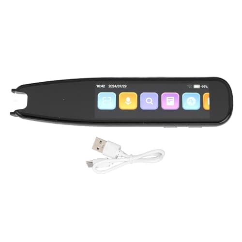 Mavaol Portable Language Translator Pen, 12 Offline Languages, Touchscreen Text Scanner, Multi Language Learning and Travel Tool for Students and Professionals