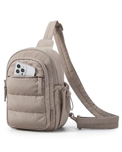bagsmart Sling Bag Fanny Pack, 4L Crossbody Bags for Women