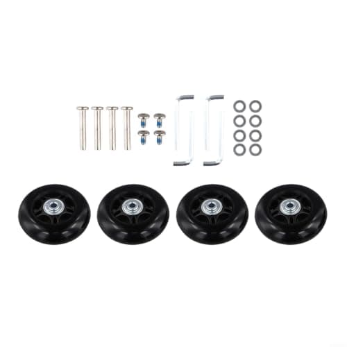 Luggage Wheel Repair Kit 4 Pack with Tools Screws(75x24mm) — view 5