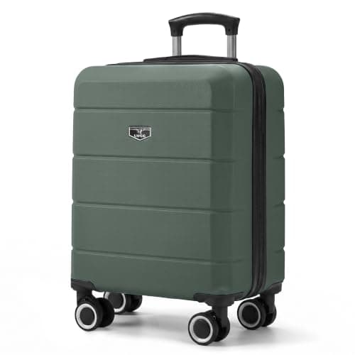 LUGG Jetset 15" Lightweight Cabin Suitcase - EasyJet Underseat Carry On Luggage, ABS Hard Shell, Scratch-Resistant Finish, Secure Lock, Smooth 360° Spinner Wheels (45x33x20cm)