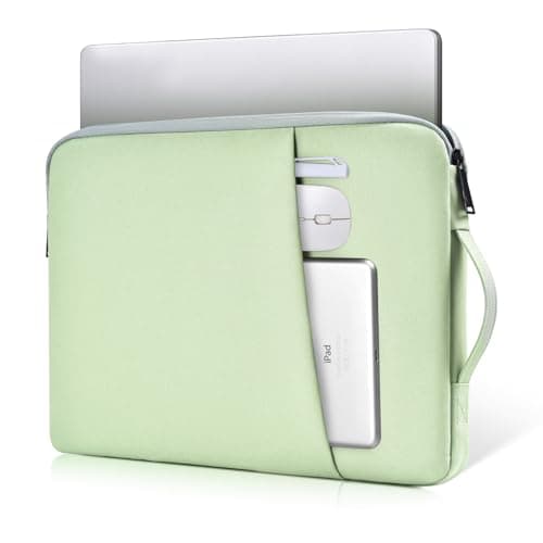 14 Inch Laptop Case Computer Sleeve for HP Lenovo Acer Dell Chromebook/Stream/Aspire 3, Lenovo IdeaPad/ThinkPad, ASUS Chromebook/Vivobook Go, Dell Latitude 7490 Bag, Green
