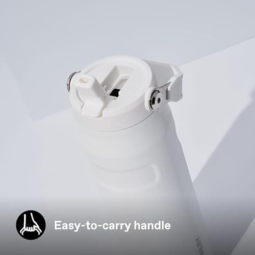 Stanley 1913 Flip Straw 2.0 Sports Water Bottle with Straw 0.7L - 10 Hours Cold - 3 Days Iced - Stainless Steel - BPA Free - Leak Resistant - Fits in Cup Holder - Dishwasher Safe - Frost — view 6
