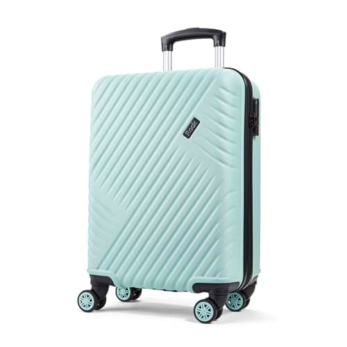 Rock Santiago Small 31L Hard Shell Suitcase - Mint Green