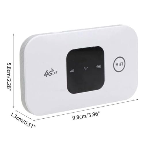 Portable WiFi Travel Router for Travel - 4G/5G Mobile WiFi Portable Hotspot Router with SIM Card Slot,Pocket-Sized MiFi Modem for Travel & Remote Work,4G LTE Mobile WiFi Hotspot for Outdoor (E) — view 2