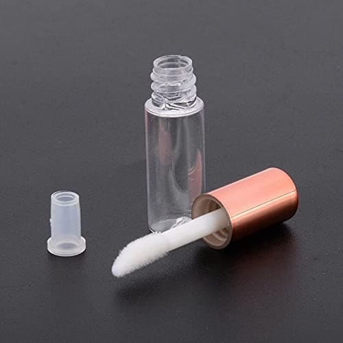 SKYPRO 20 Packs 1.2 mL Pretty Empty Lip Gloss Tubes Containers, Clear Mini Refillable Lip Balm Bottles with Rubber Inserts and 3pcs Transfer Pipettes for Lip Samples Travel DIY Makeup (4 Colors) — view 4