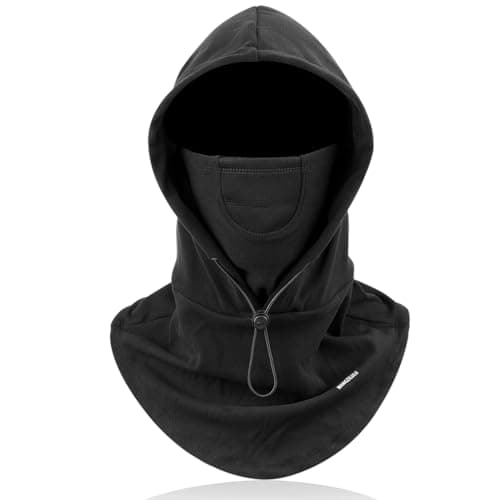 AYPOW Balaclava Ski Mask Windproof Winter Thermal Face Mask Unisex, Elastic Warm Soft Fleece Hood Breathable Face Cover Multifunction Ski Snood Men Women Neck Warmer Outdoor Sports Motorcycle Cycling