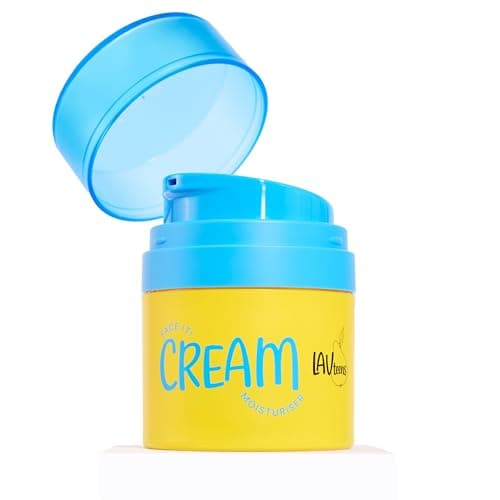 Lav Teens Face It! Cream Moisturiser, Lightweight & Non-Greasy, with Chamomile and Sweet Almond Oil, 50ml