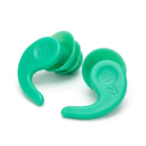 Boyfield Swimming Ear Plugs, 3 Pairs Waterproof Ear Plugs for Swimming Ear Plugs Adults, Reusable Silicone Ear Plugs Swimming for Surfing Showering Water Sports (Black+Green+Grey) — view 4