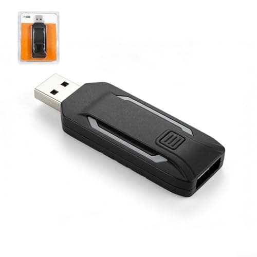 N7 Racing Wheel Adapter for PS5, One-Click Connection Receiver Compatible with PXN For V3 V9 V900 Models, Compact USB Converter for Seamless Gaming Setup,