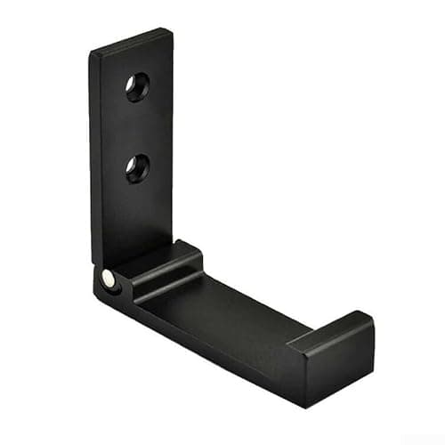 Linhexis Aluminium Headphone Stand Hanger Foldable Black(Black) — view 6