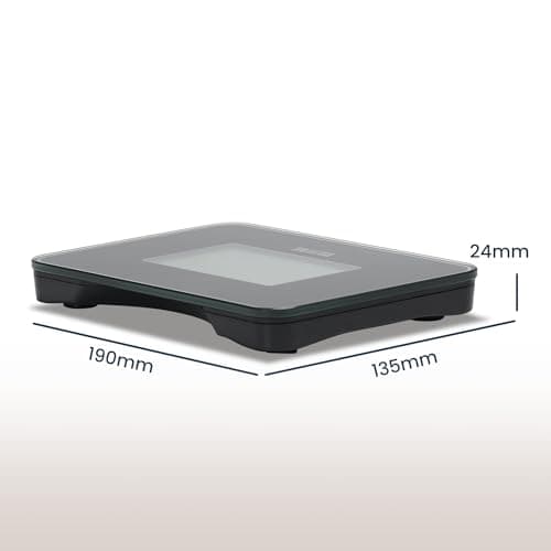 TANITA HD-386 Ultra-Compact Travel Scale with Large LCD Display | World’s Smallest Design | 150 kg Capacity | Lightweight Digital Scale for Home & On-the-Go — view 3
