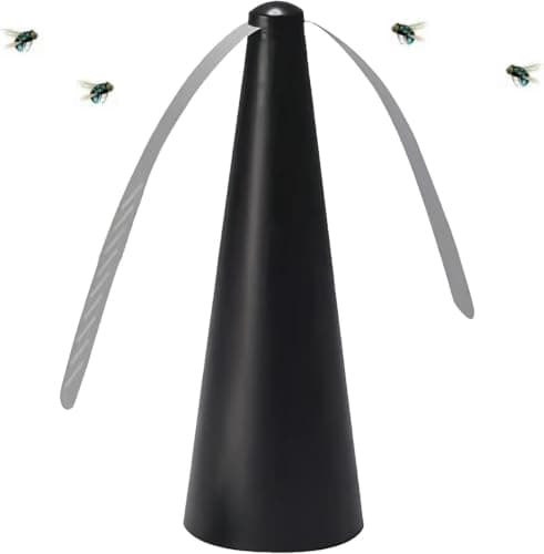 Fly Fans For Tables, Fly Deterrent For Table,Insect Deterrent (1, Black)