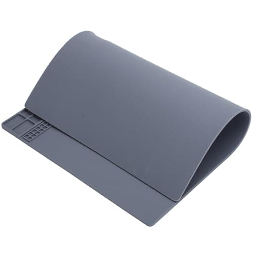 Silicone Soldering and Repair Mat, Heat Resistant Antistatic Electronics Work Mat, 35x25cm Watch Repair Work Mat, Non Slip Workbench Mat Work Station Pad for Cell Phone Computer and Laptop Repair — view 3