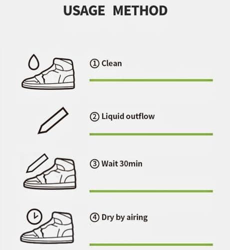 Shoe Repair Pen,White Shoe Polish,Useful White Trainer Cleaner Pen,W-hite Sh-oe Cleaner,TRAI-ner Whitener for WHI-te Trainers,Sneaker Clean-er,Portable Sho-e Dye,WHI-te Leather Sho-e Cle-aner — view 5