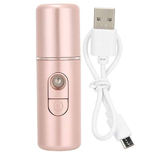 Generic Nano Mist Sprayer Portable USB Face Humidifier Deep Hydrating for Skin Care Moisturizing Tool Rose Gold 20ml (Rose Gold) — view 6