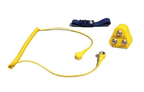 Kill Stat Anti Static Wrist Straps ESD Personal Grounding Kit – Includes UK Grounding Adaptor, Adjustable ESD Wrist Strap & 12ft Coiled Grounding Cable for Electronics Repair & PC Building — view 2