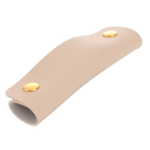 PU Leather Suitcase Handle Grip Protector with Buckle Beige