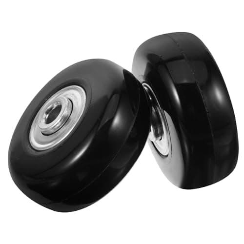 2pcs Suitcase Wheel Replacement Kit with Metal Rubber Swivel