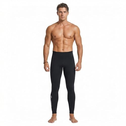 EUPTE 2mm Diving Wetsuit Pants Swimming Pants Leggings for Women Men… (MEN, M)