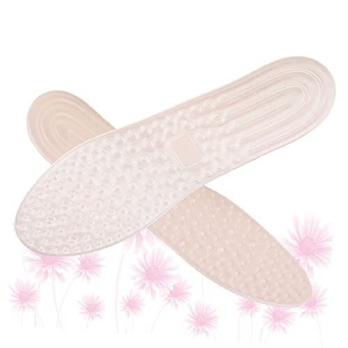 Inflatable Insoles 1 Pair TPU White Shoe Insole Breathable Foot Pad