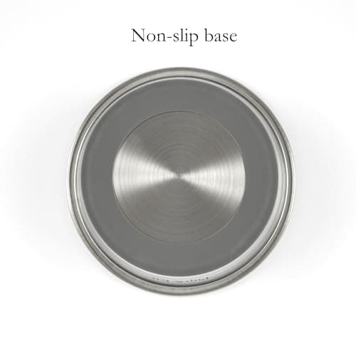 Pup & Kit Lid-it Dog & Cat Bowl with Airtight Lid, Steel (Small, Grey) — view 6