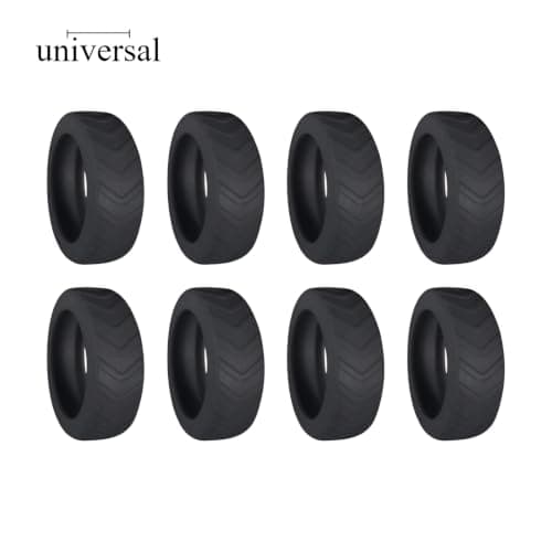 Black Silicone Luggage Wheel Protector Covers for Luggage Accessories — view 2